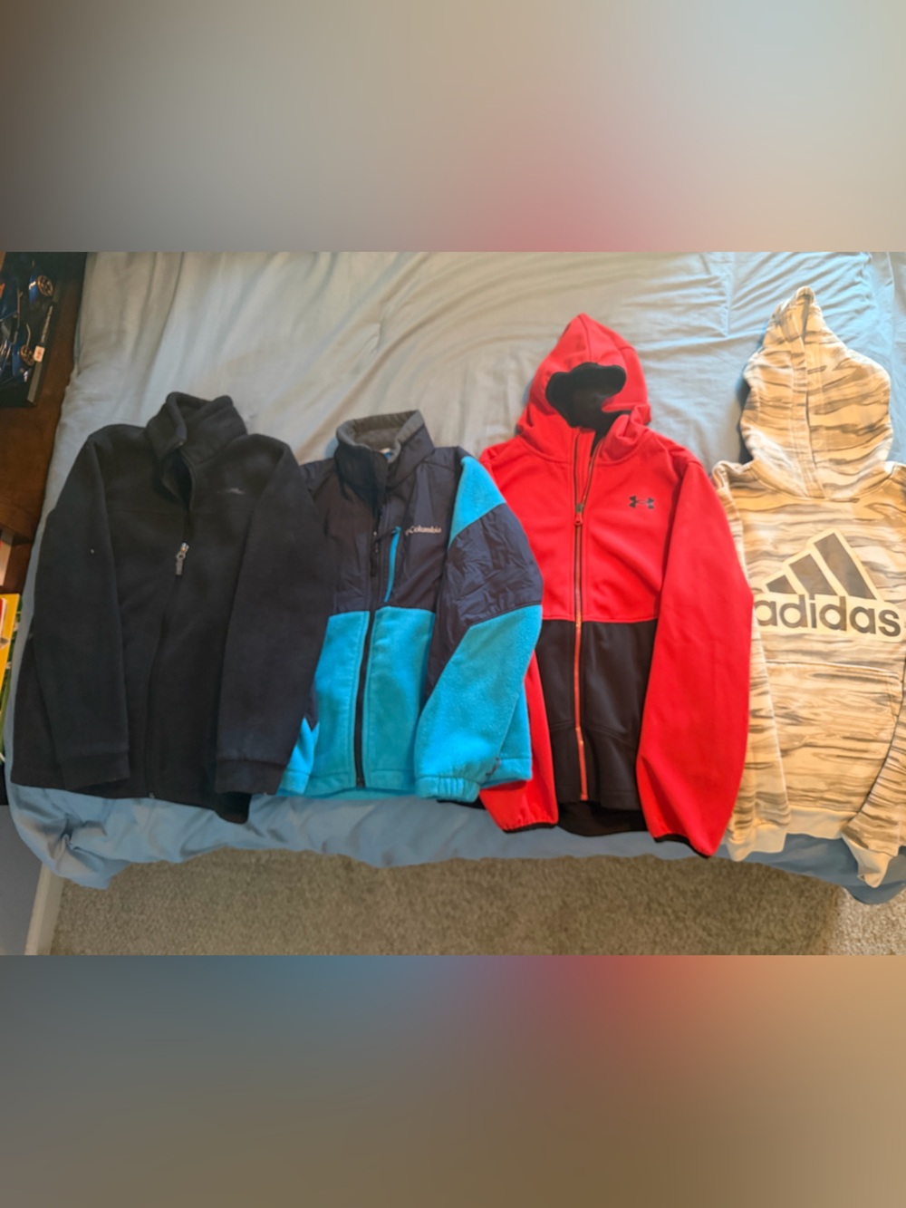 Boys medium hoodie/jacket lot